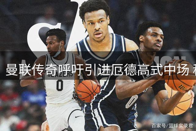 曼联传奇呼吁引进厄德高式中场 称B费需强力搭档